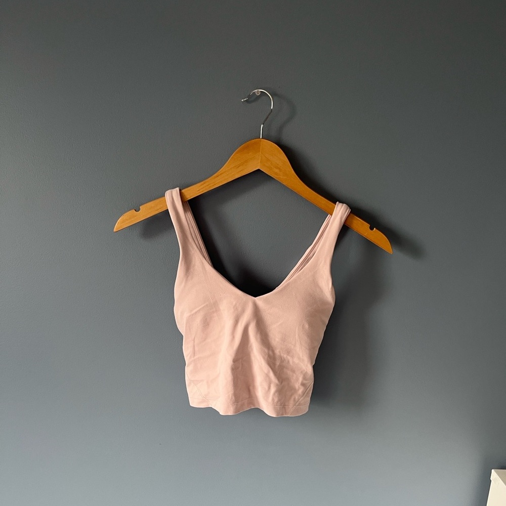 lululemon athletica Light Pink Crop Top